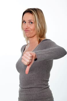 thumbs down