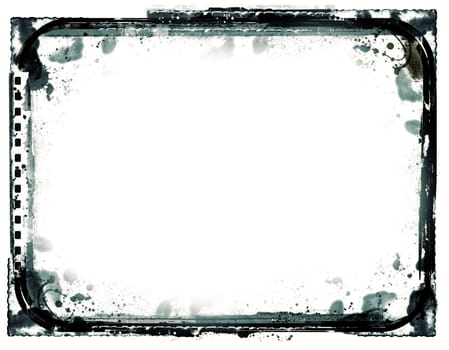 Computer designed highly detailed grunge border with space for your text or image. Great grunge layer for your projects.