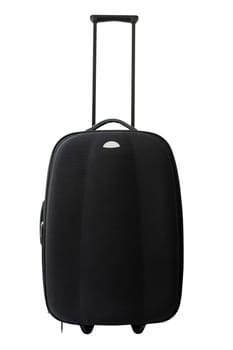 Suitcase or trolley isolated on white