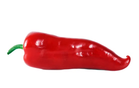 Red pepper isolated on white