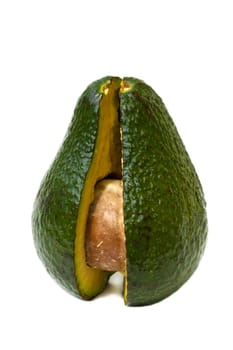Avocado Vertical Freestanding on White Background