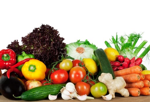 Healthy Nutrition - Summer Vegetables on the Market