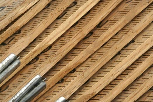 A Carpenters folding ruler background