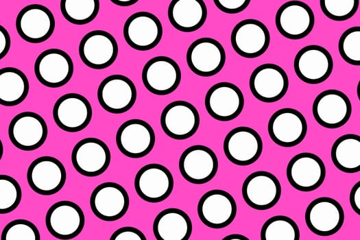 A Pink polka dots abstract background