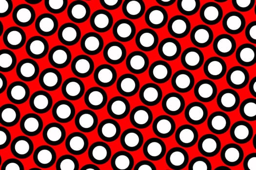 A Red polka dots abstract background