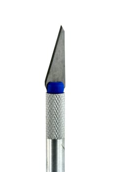 A Isolated hobby razor knife on white