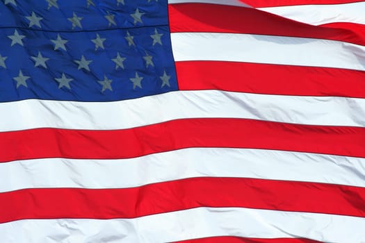 A US Flag macro background