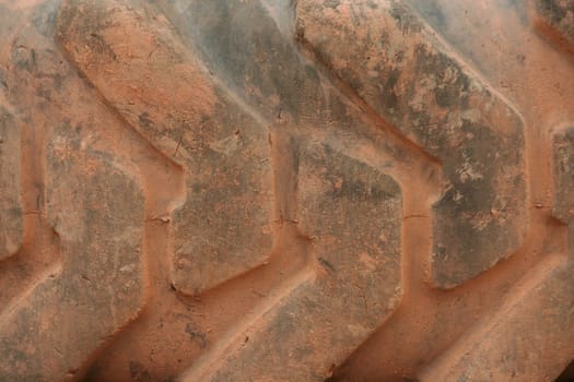 Dirty truck Tire treads background