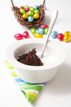 Traditional finnish Easter food, mammi, rye pudding