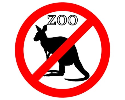 Kangaroo banned in the zoo