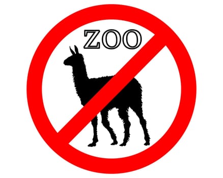 Llama banned in the zoo