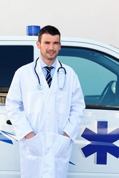 doctor and ambulance