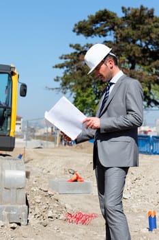 on building site