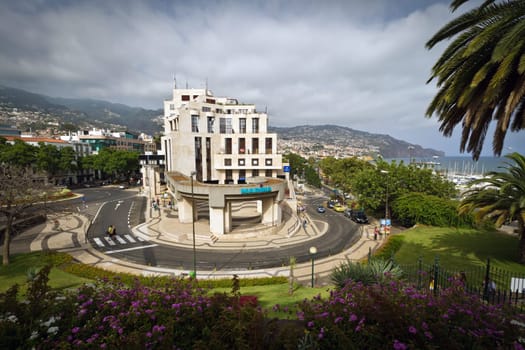 Panoramic view of Funchal, Madeira Portigal, Vista Genaral of the capital.