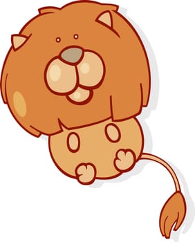 Illustration of leo zodiac sign