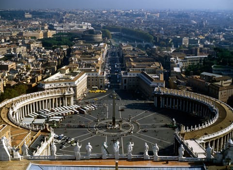 St.Peter&#039 s Square in Vatican, Rome