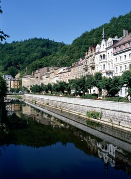 Spa Town Karlovy Vary in Czech Republic