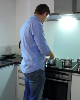 Man at the stove