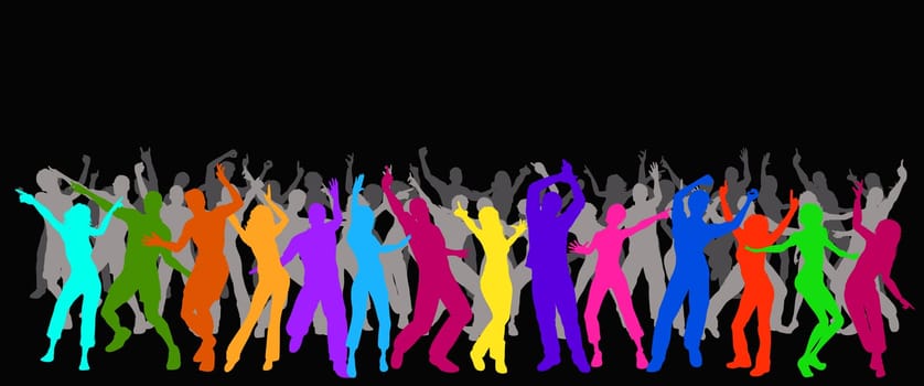 Dancer in color