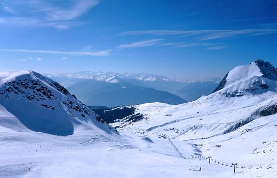 Skiing area