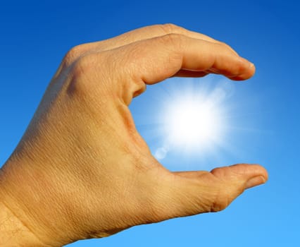 Sun in hand