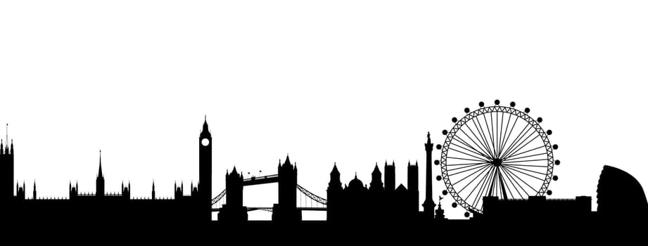 London Silhouette Abstract