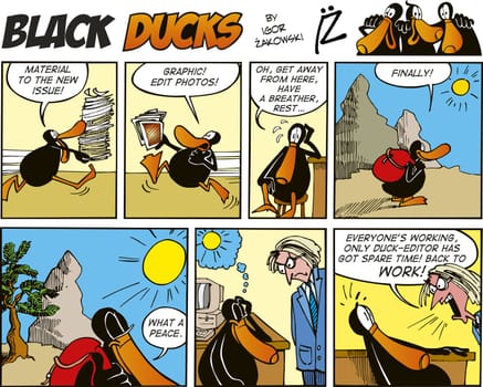 Black Ducks Comic Strip episode 54