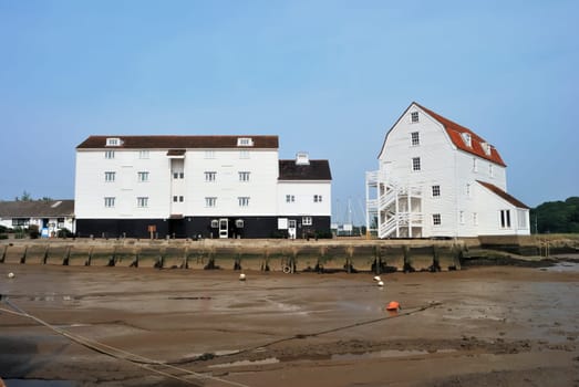 Wooden buildings at woodbridge