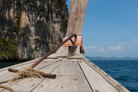 Longtail boat on the sea,holidays in Thailand