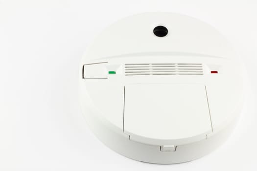 Battery powered alarm device to warn against dangerous CO buildup in indoor environments.