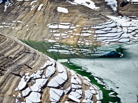 Melting Glacier in the Austrian Alps