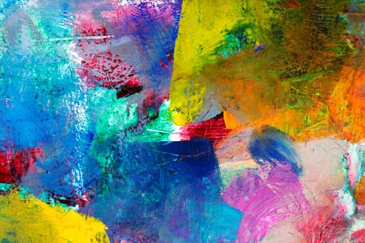 Mixed Media - Painted Background