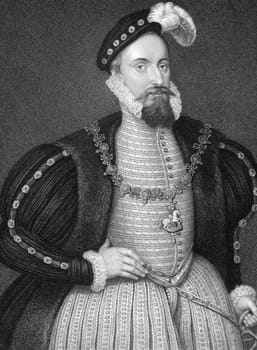 Henry Grey, 1st Duke of Suffolk, 3rd Marquess of Dorset (1515-1554) on engraving from 1838. English nobleman of the Tudor period and father of Lady Jane Grey. Engraved by W.Holl after a painting by Mark Gerard and published by J.Tallis &amp  Co.