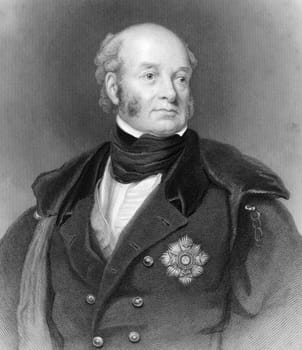 William Carr Beresford, 1st Viscount Beresford, 1st Marquis of Campo Maior (1768-1856) on engraving from 1838. British soldier and politician. Engraved by J.Rogers after a painting by J.Haslock and published by G.Virtue.
