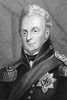 William IV (1765-1837) on engraving from 1840. King of England during 1830-1837. Published in London by Virtue &amp  Co.