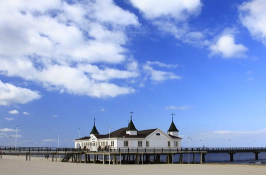 Ahlbeck pier,Usedom Island,Baltic Sea