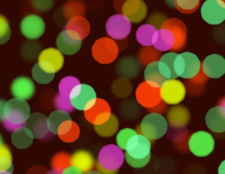 great bright colourful  bokeh circles background image
