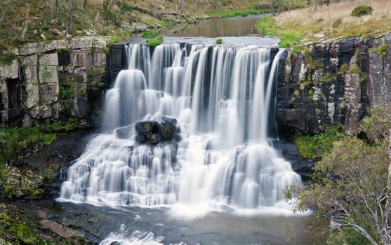 beautiful ebor falls waterfall in NSW australia