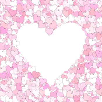 great illustration of a  love heart symbols
