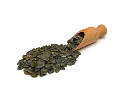 some pumpkin seeds (Cucurbita)