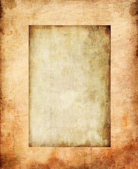 Abstract Background Composition - Autumn Leaves with empty board
