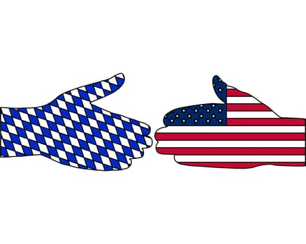 International handshake