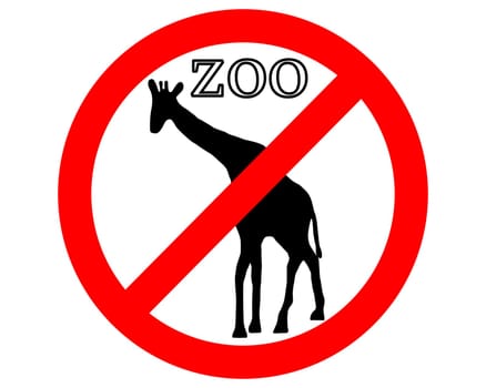 Giraffe banned in the zoo