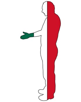 Mexican handshake