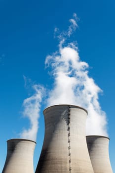 vertical smokestacks