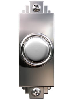 Isolated illustration of an elegant Art Deco doorbell
