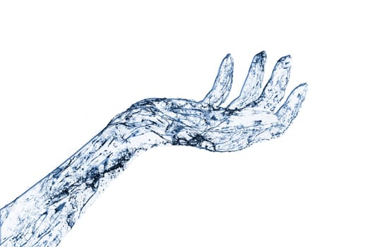 Abstract Waterhand