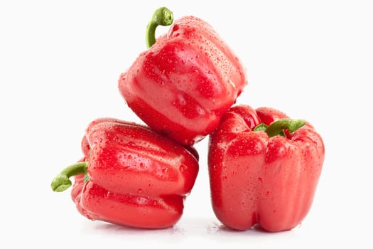 three red peppers