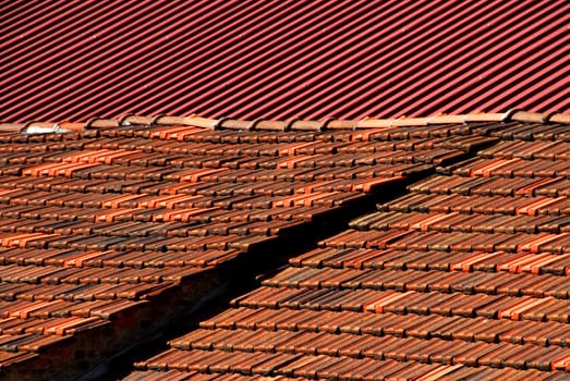 roofs of the old Milan
