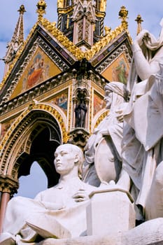 Part of Albert memorial in London, taken on April 2011